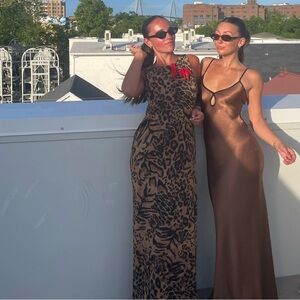 Bec + Bridge Cedar City Maxi Dress - choc/black